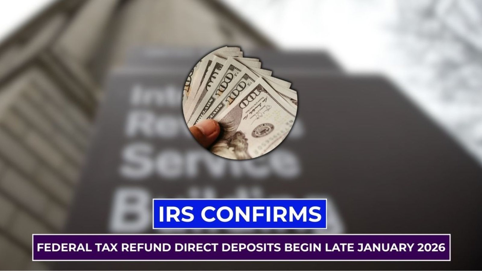 IRS Confirms: